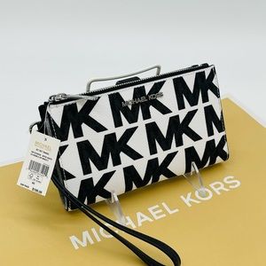 Michael Kors Large Double Zip Wallet Wristlet